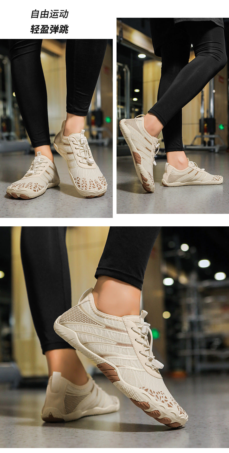 Comprehensive training non-slip yoga squat treadmill shoes fitness shoes silent rope skipping shoes men and women indoor sneaker