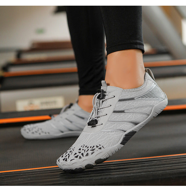 Comprehensive training non-slip yoga squat treadmill shoes fitness shoes silent rope skipping shoes men and women indoor sneaker