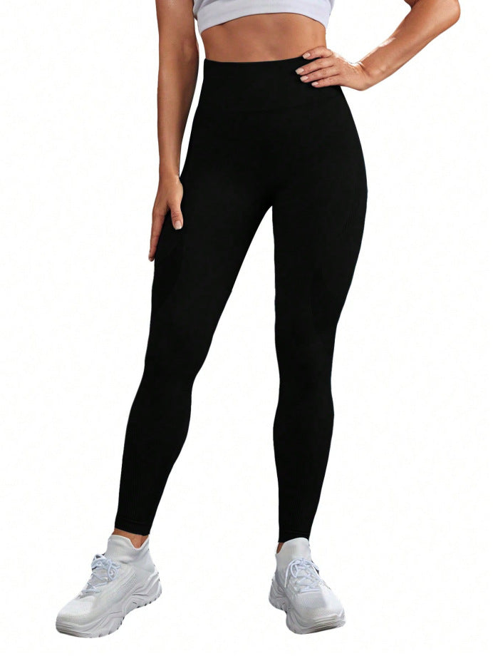 Amazon High Waist Hip Peach Hip Fitness Pants Women's Running Pants Riding Pants Bicycle Naked Yoga Pants Women