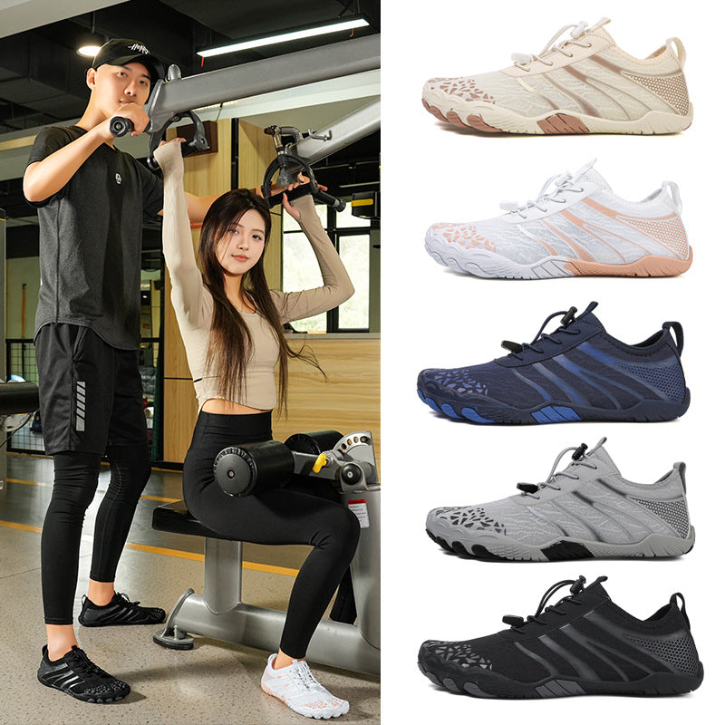 Comprehensive training non-slip yoga squat treadmill shoes fitness shoes silent rope skipping shoes men and women indoor sneaker