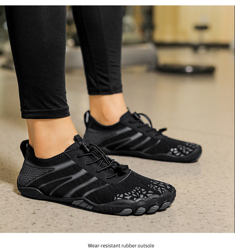 Comprehensive training non-slip yoga squat treadmill shoes fitness shoes silent rope skipping shoes men and women indoor sneaker