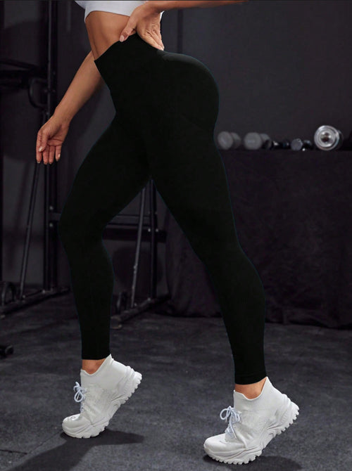 Amazon High Waist Hip Peach Hip Fitness Pants Women's Running Pants Riding Pants Bicycle Naked Yoga Pants Women