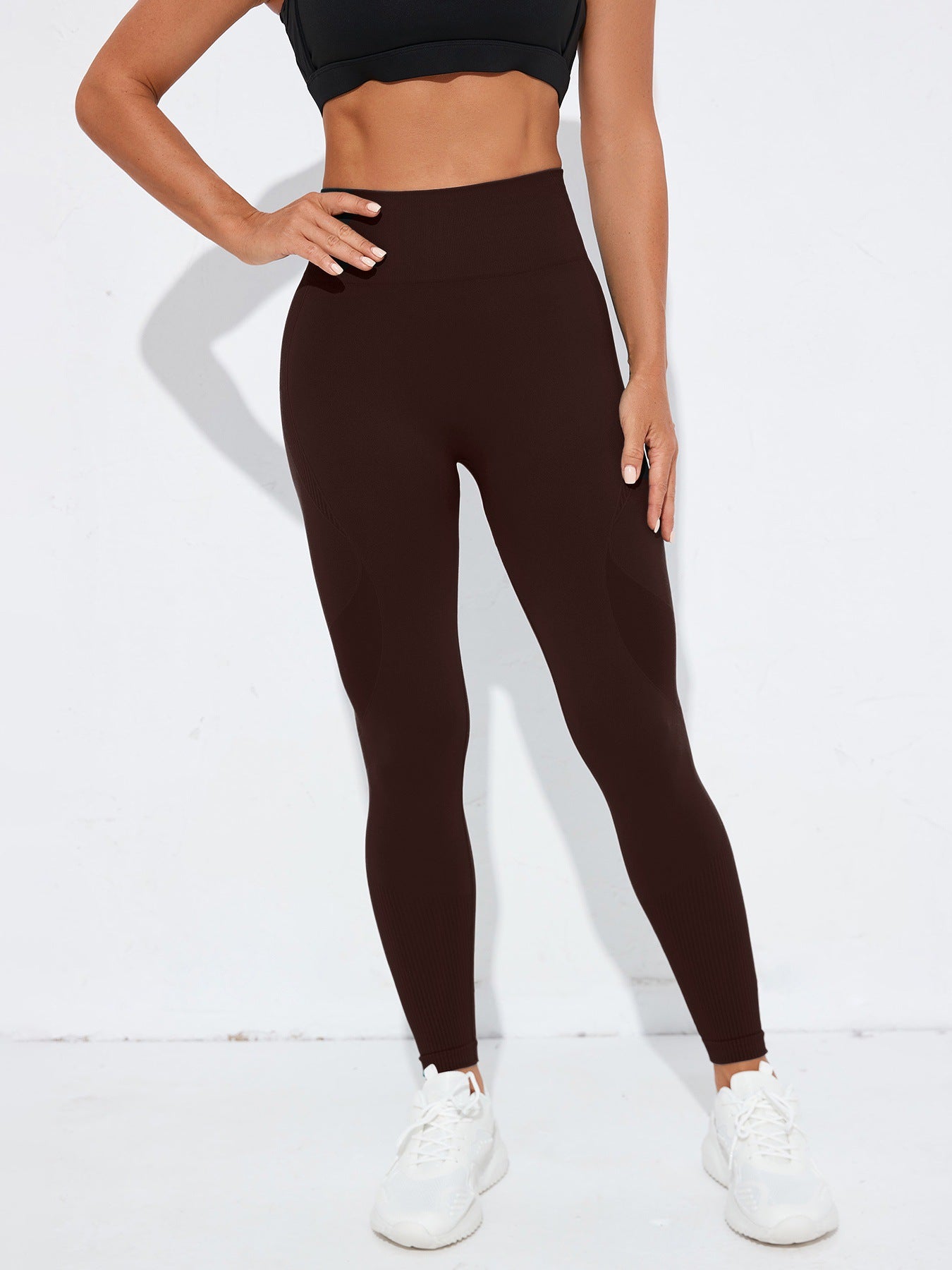 Amazon High Waist Hip Peach Hip Fitness Pants Women's Running Pants Riding Pants Bicycle Naked Yoga Pants Women